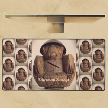 Retro Gesneden Kokosnoot Aap Bank Kitschy