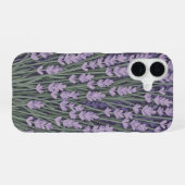 Retro gestileerde lavendel bos iPhone 16 hoesje (Achterkant horizontaal)