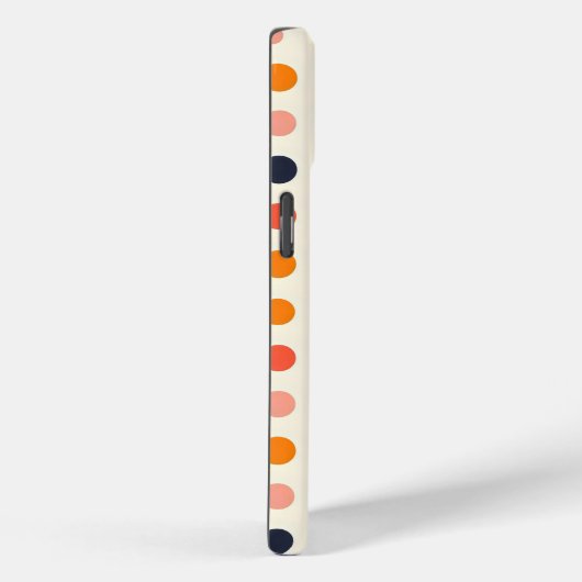 Retro-gestippeld patroon Case-Mate iPhone case (Achterkant / Rechts)