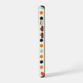 Retro-gestippeld patroon iPhone 15 case (Linkerkant)