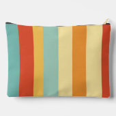 Retro gestreept kleurenpatroon etui (Achterkant)