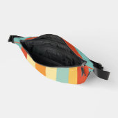 Retro gestreept kleurenpatroon heuptasje (Open)