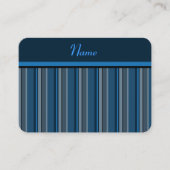 Retro gestreept Visitekaartje (Voorkant)