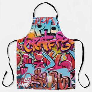 Retro gestreepte interieurontwerp. schort