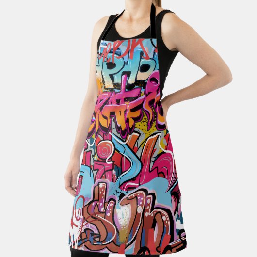 Retro gestreepte interieurontwerp. schort (Insitu)