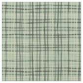 Retro gestripte kunst Sage groen Stof (Close Up)