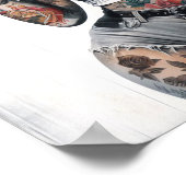 Retro getatoeëerd meisje poster (Hoek)