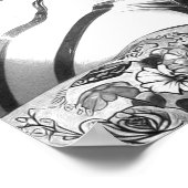 Retro getatoeëerde pin-up poster (Hoek)