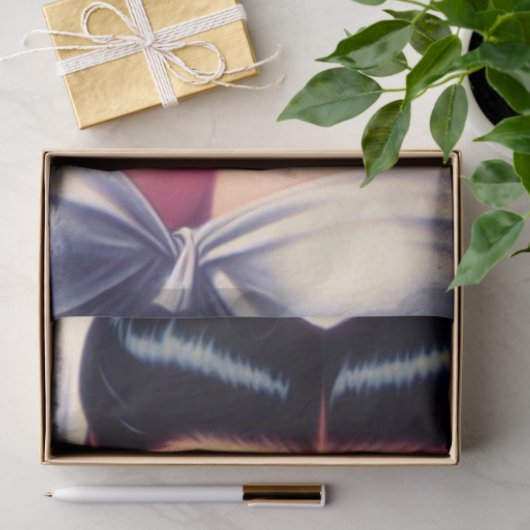 Retro getatoeëerde verpleegster tissuepapier (Geschenk)