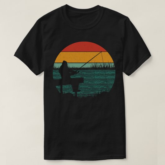 Retro Geviste zonsondergang T-shirt (Design voorkant)