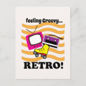 Retro Gevoel Groovy Retro Briefkaart (Voorkant)