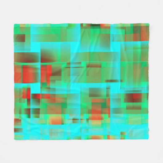 Retro gevoelens in de stad fleece deken (Voorkant (Horizontaal))