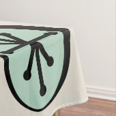 Retro  gevulde vervalsingspatroon pastels tafelkleed (Voorbeeld)