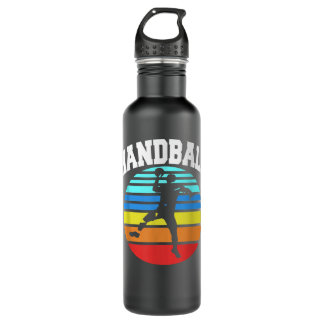 Retro Geweldige HANDBALL-Design voor handballspele Waterfles