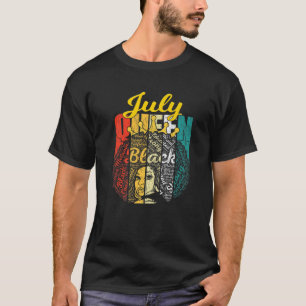 Retro Geweldige juni koningin koningin koninginnen T-shirt