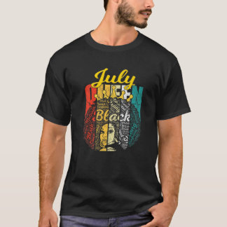 Retro Geweldige juni koningin koningin koninginnen T-shirt