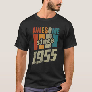 Retro Geweldige sinds 1955 voor 70e verjaardag T-shirt