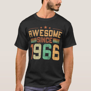 Retro Geweldige sinds 1966 57e geboortejaar s 57 j T-shirt