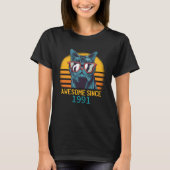 Retro Geweldige sinds 1991 29th Birthday Gift T-shirt (Voorkant)