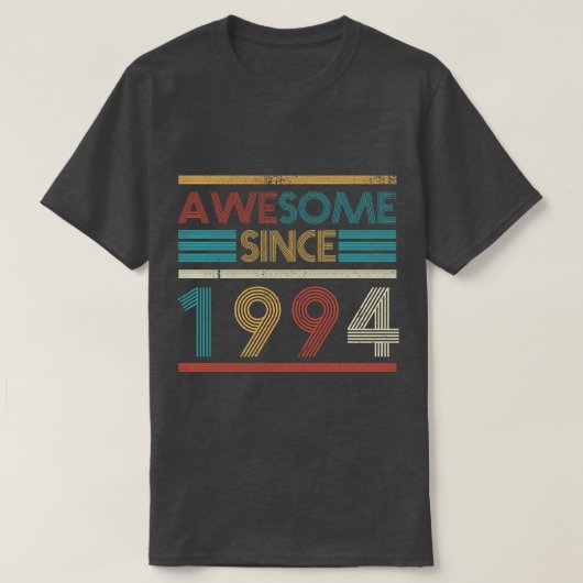Retro Geweldige sinds 1994 29th Birthday 29 Years  T-shirt (Design voorkant)