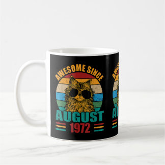 Retro Geweldige sinds 50 augustus 1972 Koffiemok