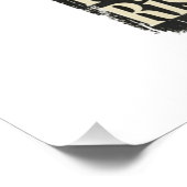 Retro geworteld en stijgend geloofsontwerp perfect poster (Hoek)