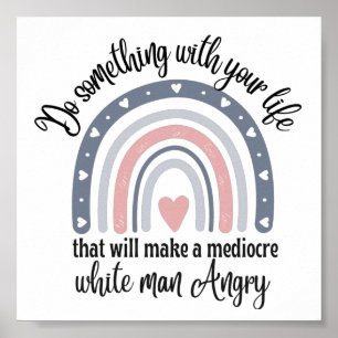 Retro Gezegde Doe iets met je leven Poster