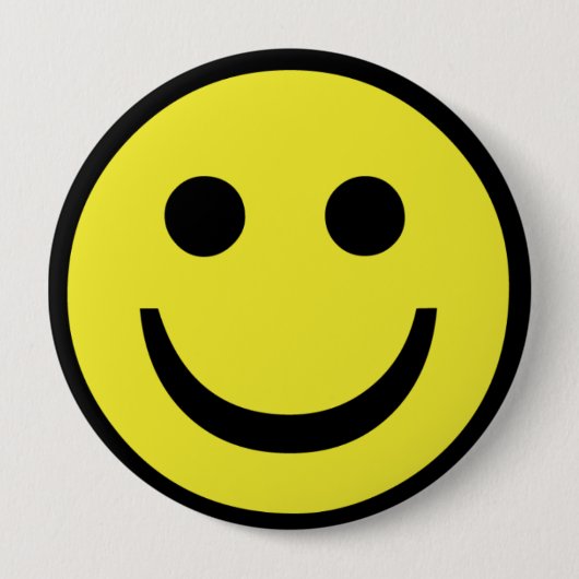 retro gezicht ronde button 4,0 cm (Voorkant)