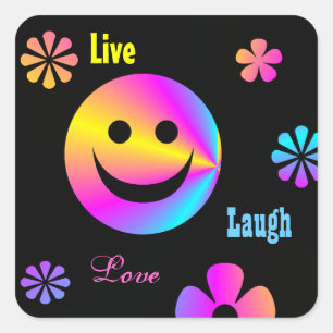 Retro gezicht Stickers