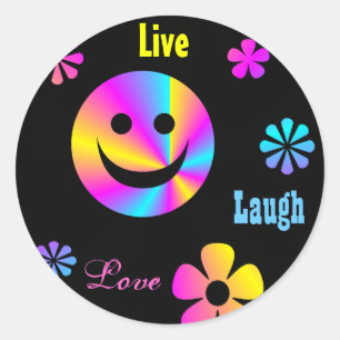 Retro gezicht Stickers