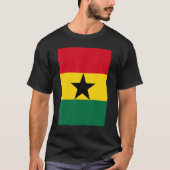 Retro  Ghanese nationale vlag Ghana T-shirt (Voorkant)