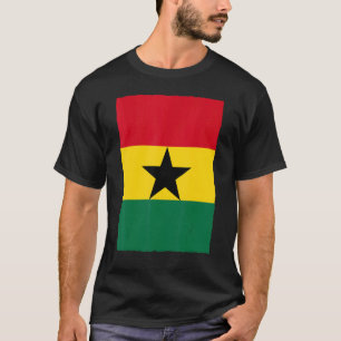 Retro Ghanese nationale vlag Ghana T-shirt