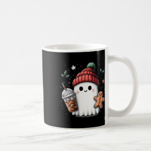 Retro Ghost Beanie Kerstvakantie Xmas Koffie G Koffiemok
