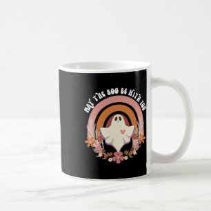 Retro Ghost Bloemen Boho Halloween Schattige Fal Koffiemok