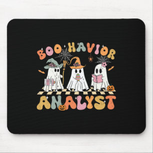Retro Ghost Boo Havior Analyst Therapeut BCBA Hall Muismat