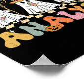 Retro Ghost Boo Havior Analyst Therapeut BCBA Hall Poster (Hoek)