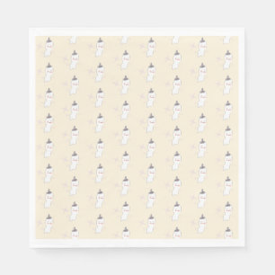 Retro Ghost Doodle Halloween Patroon Servet