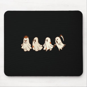 Retro Ghost Halloween Boo Trick or treat S Muismat