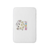 Retro Ghost Nurse Halloween Design Classic T-shirt Badmat (Voorkant Verticaal)