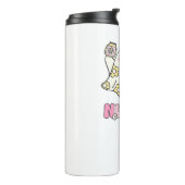 Retro Ghost Nurse Halloween Design Classic T-shirt Thermosbeker (Gedraaid links)