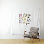 Retro Ghost Nurse Halloween Design Classic T-shirt Wandkleed (In Situ (horizontaal))