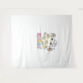 Retro Ghost Nurse Halloween Design Classic T-shirt Wandkleed (Voorkant (horizontaal))