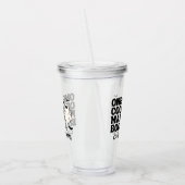 Retro Ghost One Halloween Boy 1st Birthday Acryl Drinkbeker (Links)