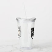 Retro Ghost One Halloween Boy 1st Birthday Acryl Drinkbeker (Links)