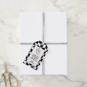 Retro Ghost One Halloween Boy 1st Birthday Cadeaulabel (Met Touw)