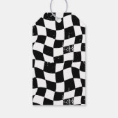 Retro Ghost One Halloween Boy 1st Birthday Cadeaulabel (Achterkant)