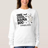 Retro Ghost One Halloween Boy 1st Birthday Trui (Voorkant)