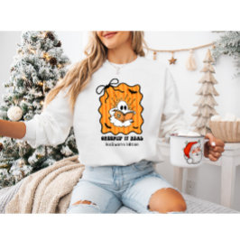 Retro Ghost Reading met Bow "Creepin' It Real" Trui