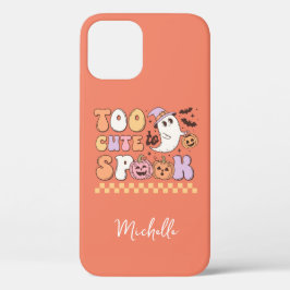 Retro Ghost te Schattige om Halloween te verzieken Case-Mate iPhone Case