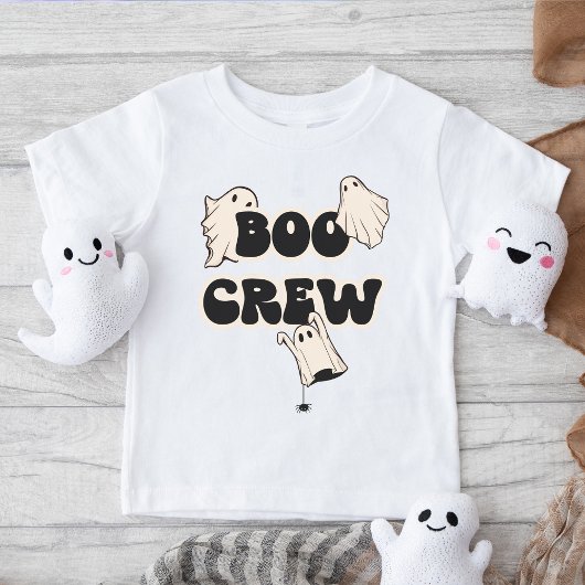 Retro Ghosts Boo Crew Halloween
